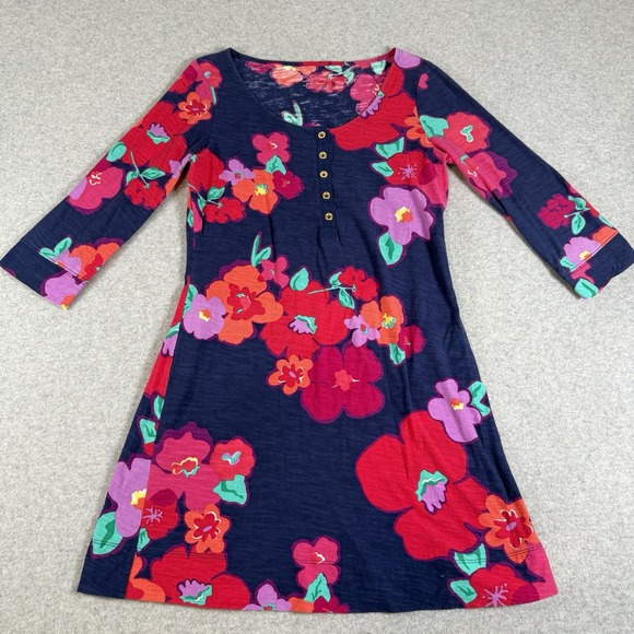 Lilly Pulitzer Dress Women's Small Floral Bloomcore Resort Soirée Shower Preppy - Picture 1 of 9